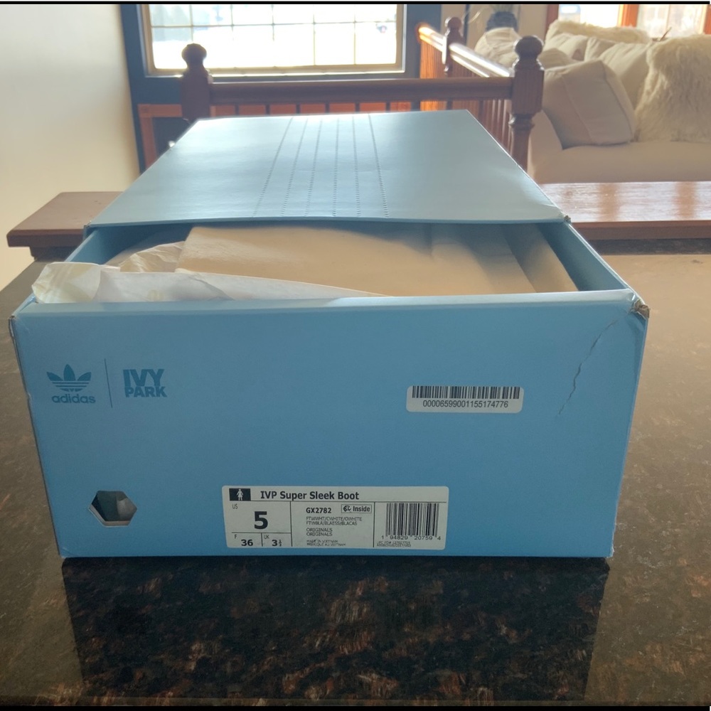 L๐K Adidas x IVY PARK Super Sleek Boot Size 5 NWT - Picture 10 of 11